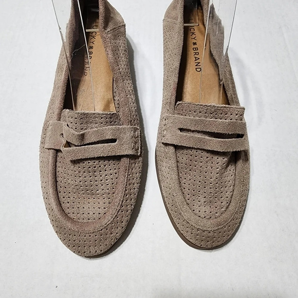 LUCKY BRAND Caylon Penny Loafers Tan Size 6.5/37 - Picture 5 of 10
